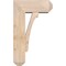 Ekena Millwork Legacy Craftsman Smooth Bracket w/ Offset Brace, Douglas Fir, 7 1/2"W x 18"D x 30"H BKT0806X18X30LEC04SDF - alternate 3
